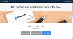 Desktop Screenshot of influxlabs.com